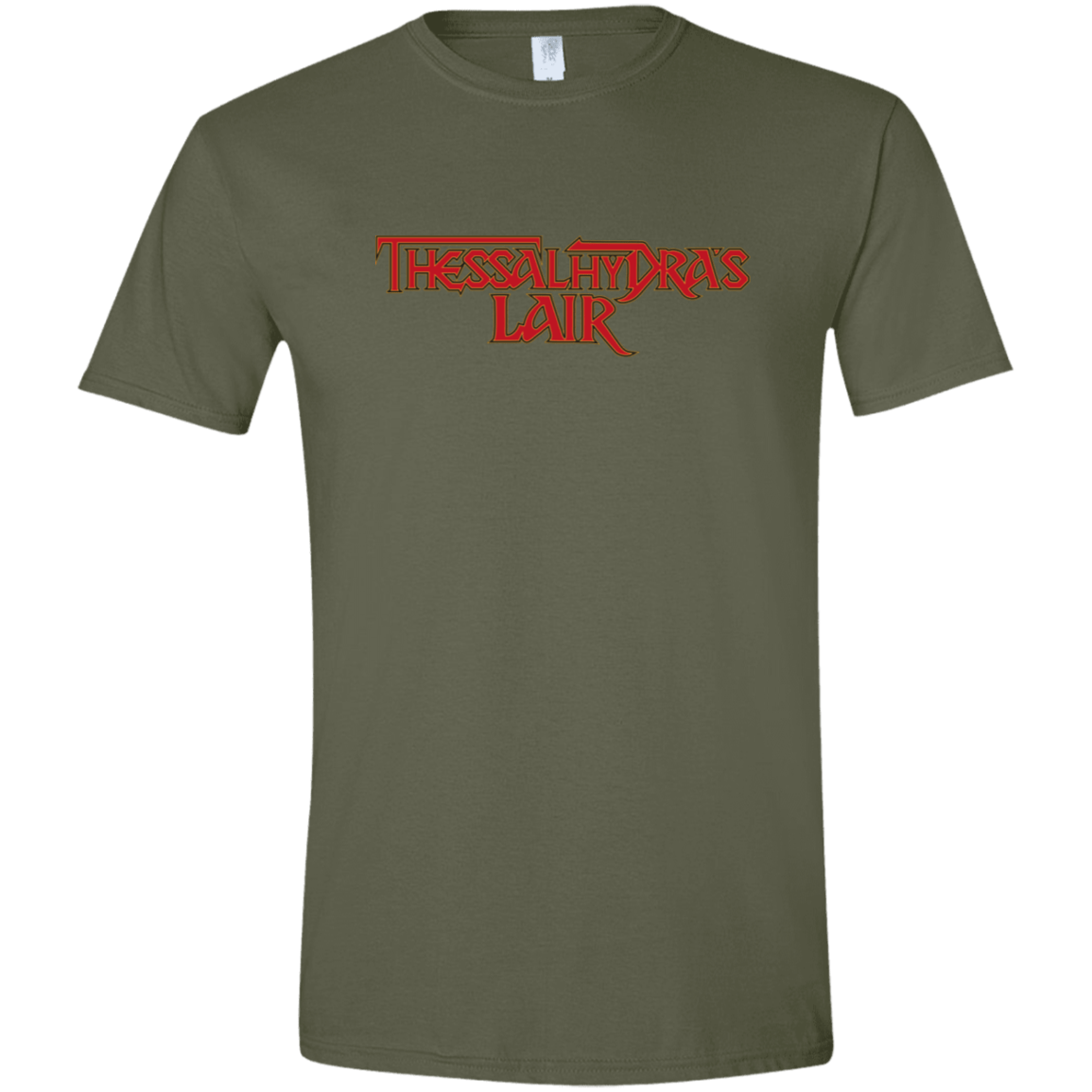 T-Shirts Military Green / S Thessalhydras Lair Men's Semi-Fitted Softstyle