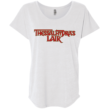 T-Shirts Heather White / X-Small Thessalhydras Lair Triblend Dolman Sleeve