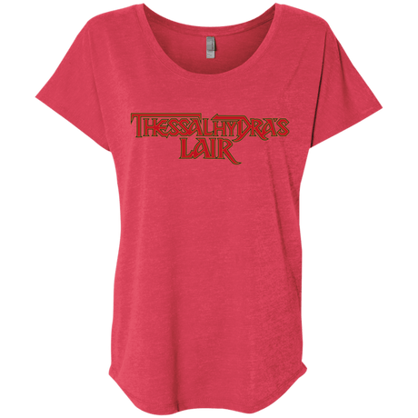 T-Shirts Vintage Red / X-Small Thessalhydras Lair Triblend Dolman Sleeve