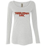 T-Shirts Heather White / S Thessalhydras Lair Women's Triblend Long Sleeve Shirt