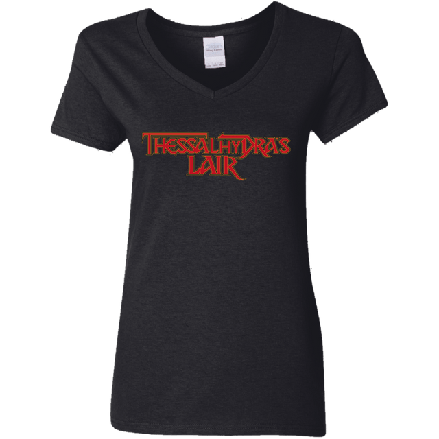 T-Shirts Black / S Thessalhydras Lair Women's V-Neck T-Shirt