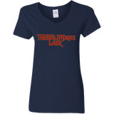 T-Shirts Navy / S Thessalhydras Lair Women's V-Neck T-Shirt