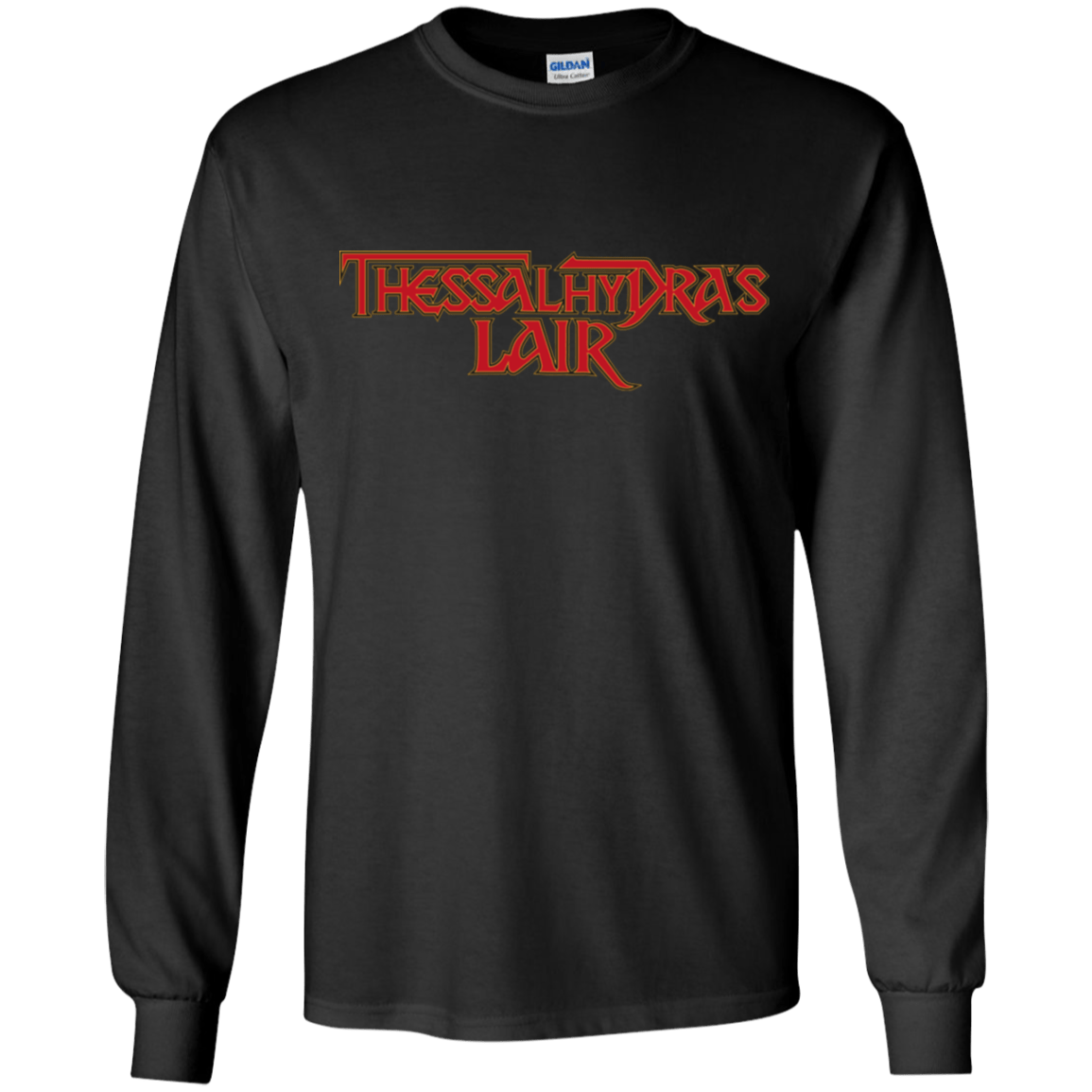 T-Shirts Black / YS Thessalhydras Lair Youth Long Sleeve T-Shirt