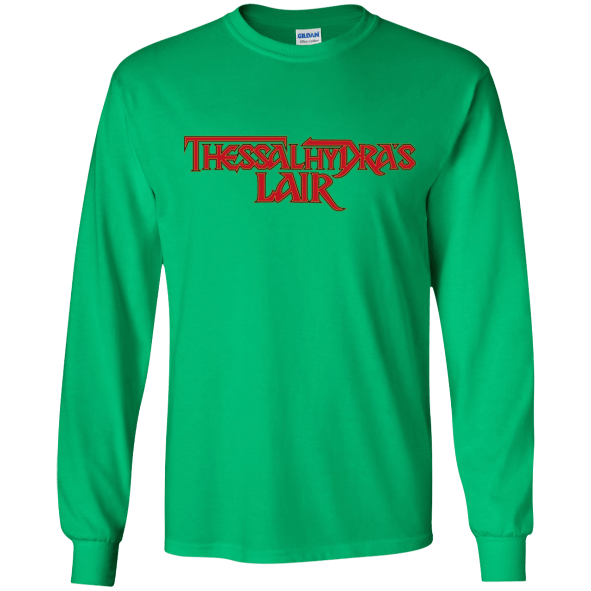 T-Shirts Irish Green / YS Thessalhydras Lair Youth Long Sleeve T-Shirt