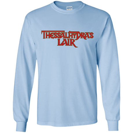T-Shirts Light Blue / YS Thessalhydras Lair Youth Long Sleeve T-Shirt