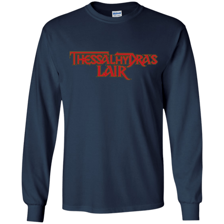 T-Shirts Navy / YS Thessalhydras Lair Youth Long Sleeve T-Shirt