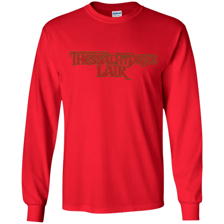 T-Shirts Red / YS Thessalhydras Lair Youth Long Sleeve T-Shirt