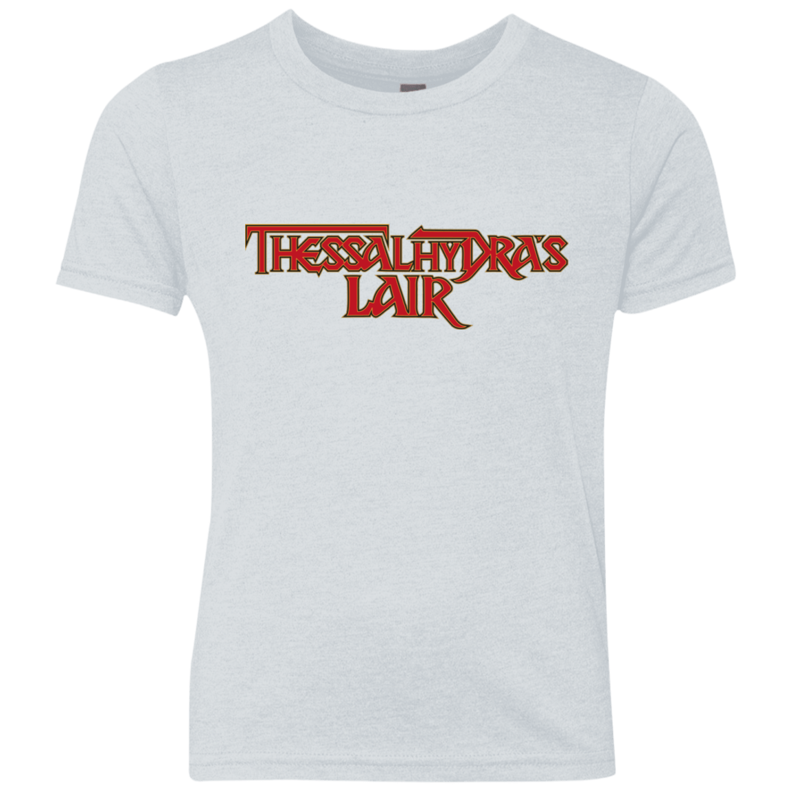 T-Shirts Heather White / YXS Thessalhydras Lair Youth Triblend T-Shirt