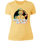 T-Shirts Banana Cream/ / S This is my Tik Tok Women's Premium T-Shirt