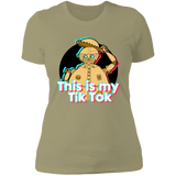 T-Shirts Light Olive / S This is my Tik Tok Women's Premium T-Shirt