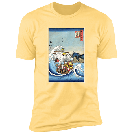 T-Shirts Banana Cream / S Thousand Sunny in Japan Men's Premium T-Shirt