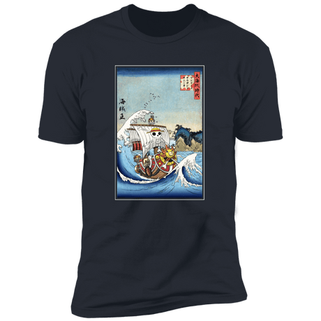 T-Shirts Indigo / S Thousand Sunny in Japan Men's Premium T-Shirt