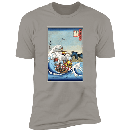 T-Shirts Light Grey / S Thousand Sunny in Japan Men's Premium T-Shirt