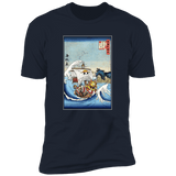 T-Shirts Midnight Navy / S Thousand Sunny in Japan Men's Premium T-Shirt