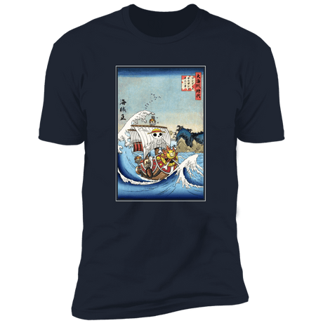 T-Shirts Midnight Navy / S Thousand Sunny in Japan Men's Premium T-Shirt