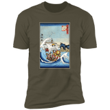 T-Shirts Military Green / S Thousand Sunny in Japan Men's Premium T-Shirt