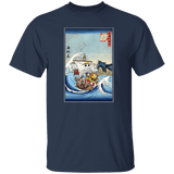T-Shirts Navy / S Thousand Sunny in Japan T-Shirt