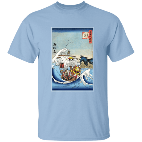 T-Shirts Light Blue / YXS Thousand Sunny in Japan Youth T-Shirt