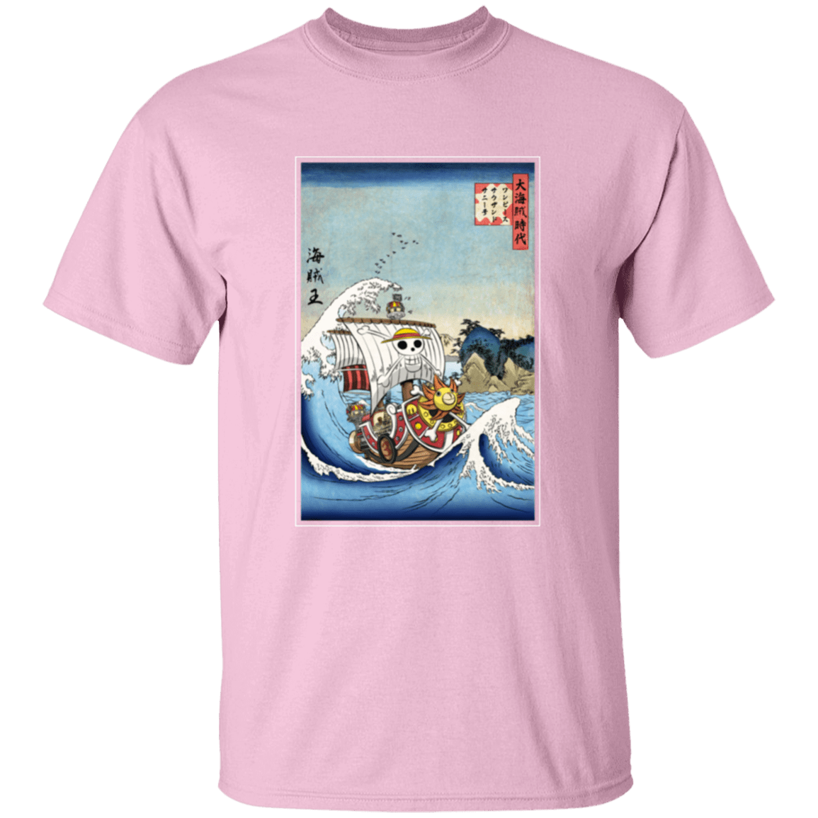 T-Shirts Light Pink / YXS Thousand Sunny in Japan Youth T-Shirt