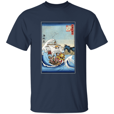 T-Shirts Navy / YXS Thousand Sunny in Japan Youth T-Shirt