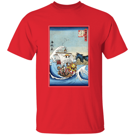 T-Shirts Red / YXS Thousand Sunny in Japan Youth T-Shirt