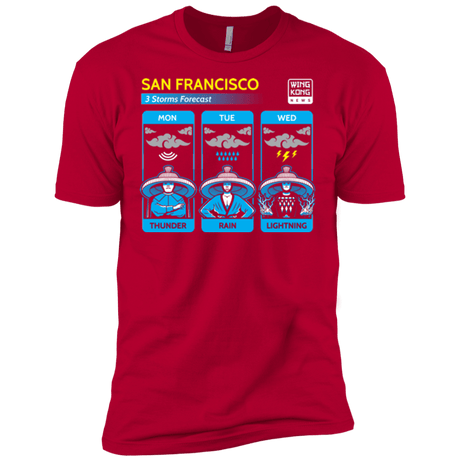 T-Shirts Red / X-Small Three Storms Men's Premium T-Shirt
