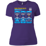 T-Shirts Purple / X-Small Three Storms Women's Premium T-Shirt