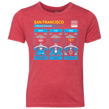 T-Shirts Vintage Red / YXS Three Storms Youth Triblend T-Shirt