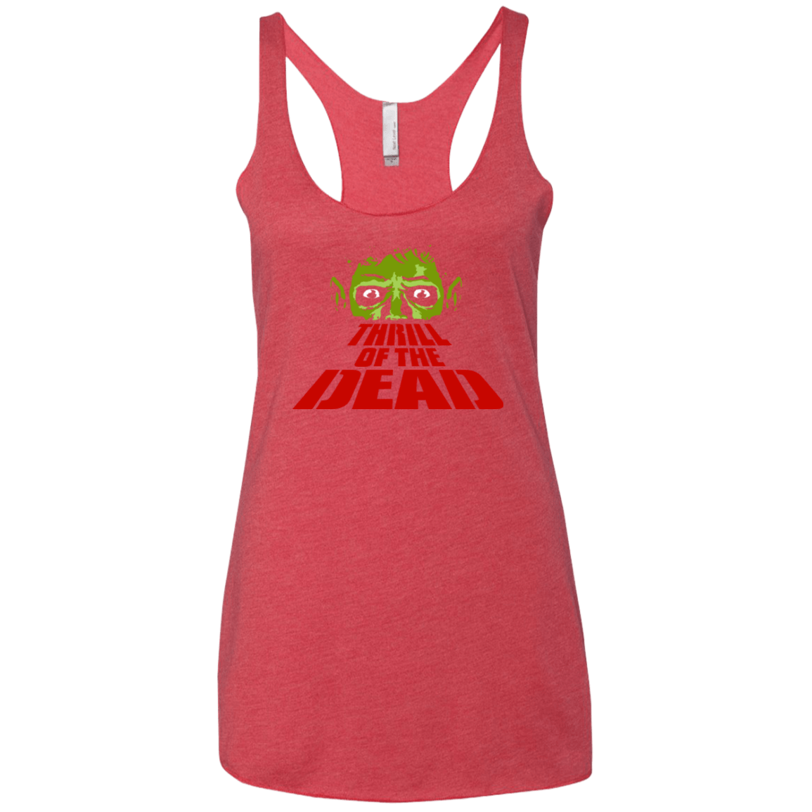 T-Shirts Vintage Red / X-Small Thrill of the Dead Women's Triblend Racerback Tank