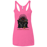 T-Shirts Vintage Pink / X-Small Throne Of Screams Women's Triblend Racerback Tank