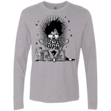 T-Shirts Heather Grey / Small Throne Restless Imagination Men's Premium Long Sleeve
