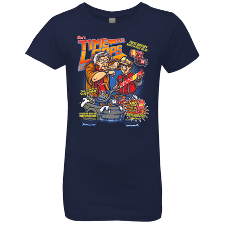 T-Shirts Midnight Navy / YXS Time Loops Girls Premium T-Shirt