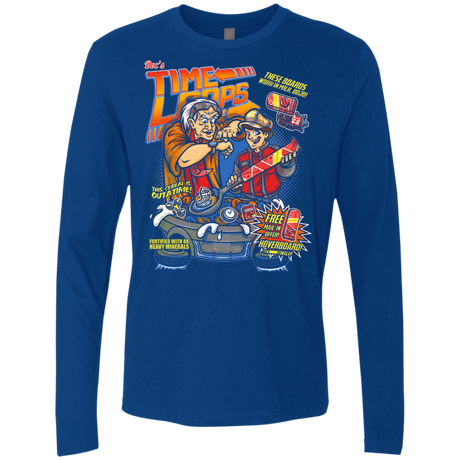 T-Shirts Royal / S Time Loops Men's Premium Long Sleeve