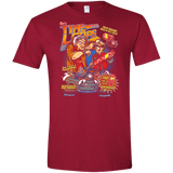 T-Shirts Cardinal Red / S Time Loops Men's Semi-Fitted Softstyle