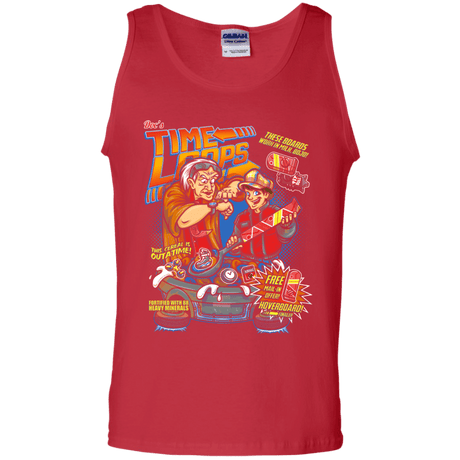 T-Shirts Red / S Time Loops Men's Tank Top