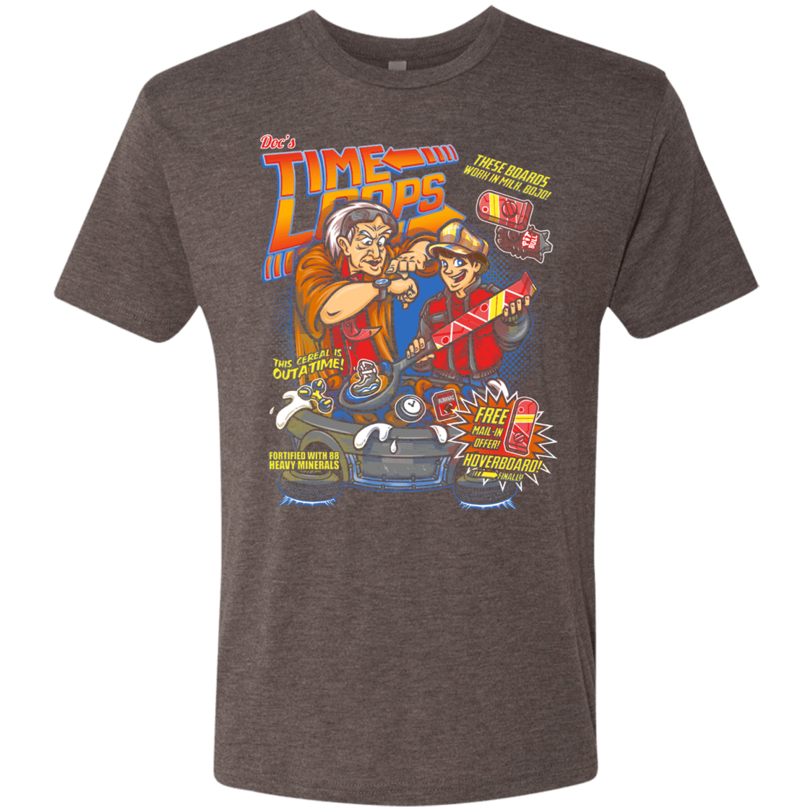 T-Shirts Macchiato / S Time Loops Men's Triblend T-Shirt