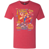 T-Shirts Vintage Red / S Time Loops Men's Triblend T-Shirt