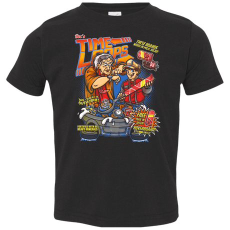 T-Shirts Black / 2T Time Loops Toddler Premium T-Shirt