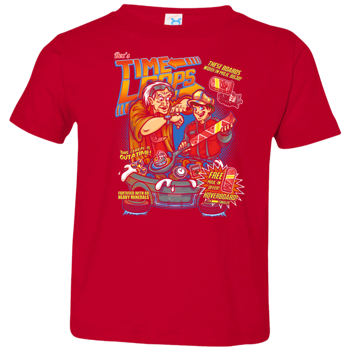 T-Shirts Red / 2T Time Loops Toddler Premium T-Shirt