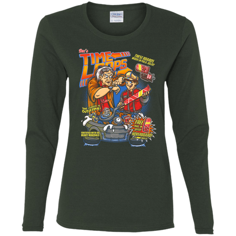 T-Shirts Forest / S Time Loops Women's Long Sleeve T-Shirt