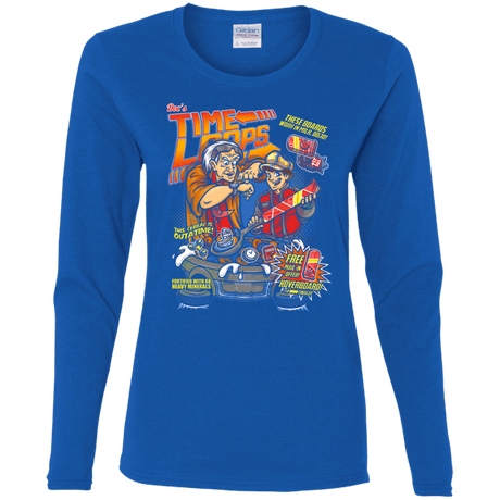 T-Shirts Royal / S Time Loops Women's Long Sleeve T-Shirt