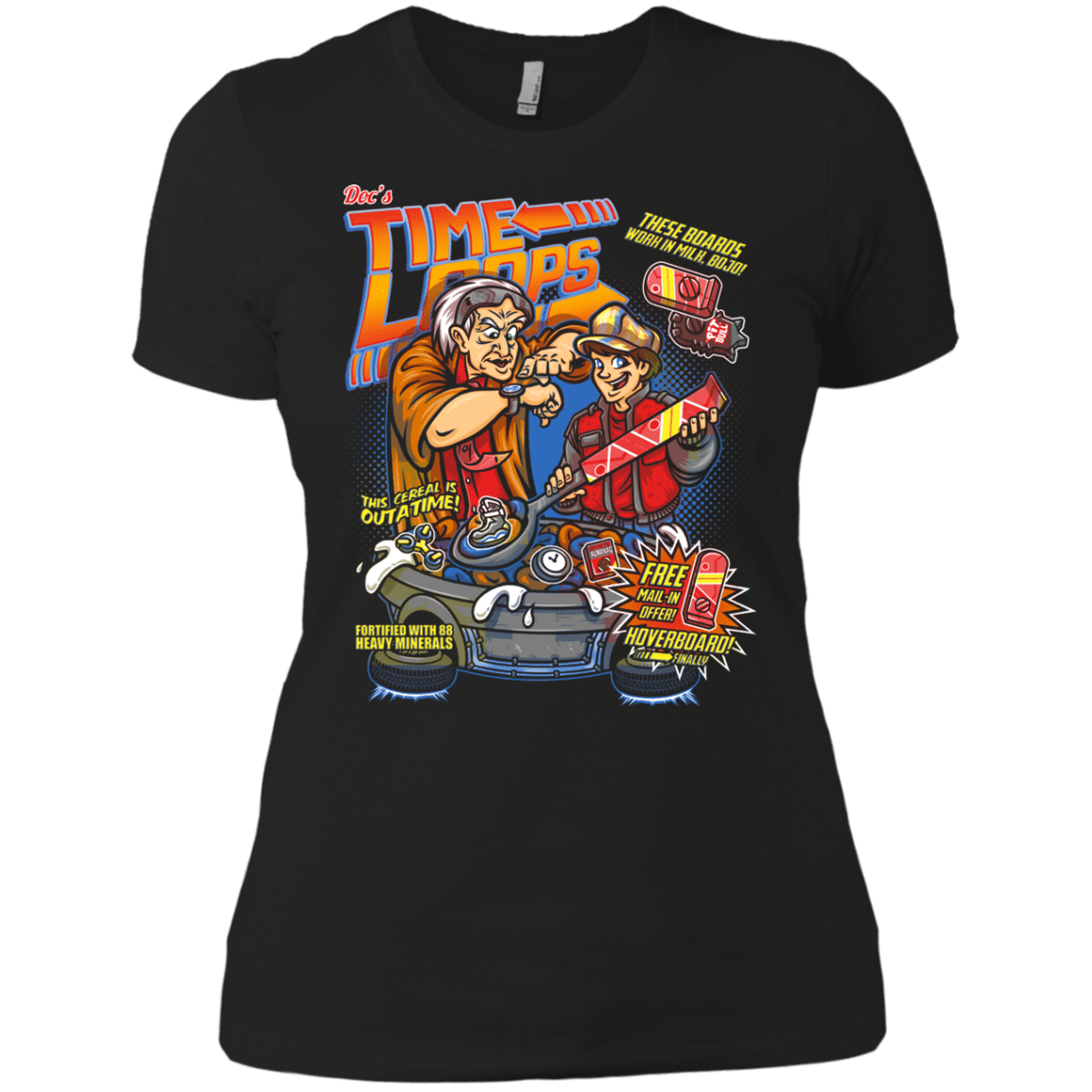 T-Shirts Black / X-Small Time Loops Women's Premium T-Shirt