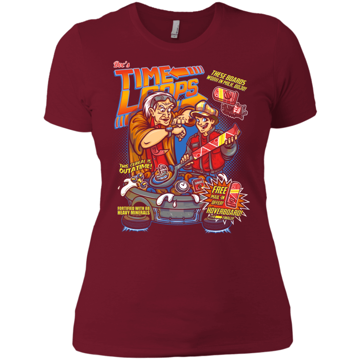 T-Shirts Scarlet / X-Small Time Loops Women's Premium T-Shirt