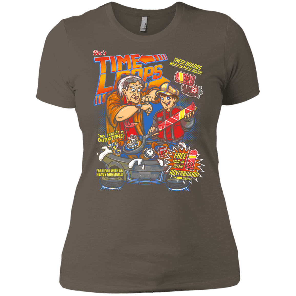 T-Shirts Warm Grey / X-Small Time Loops Women's Premium T-Shirt