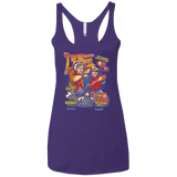 T-Shirts Purple Rush / X-Small Time Loops Women's Triblend Racerback Tank