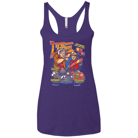 T-Shirts Purple Rush / X-Small Time Loops Women's Triblend Racerback Tank