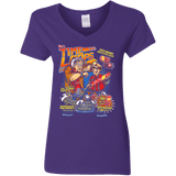 T-Shirts Purple / S Time Loops Women's V-Neck T-Shirt