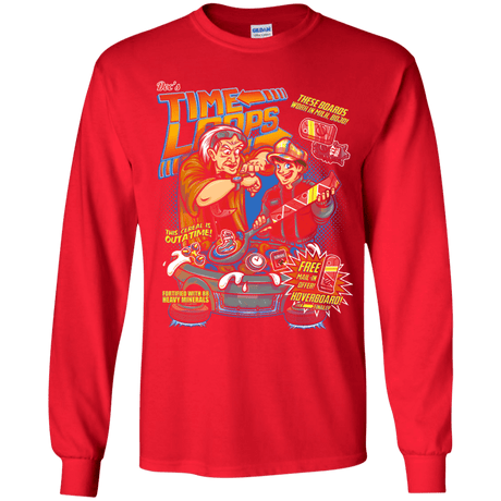 T-Shirts Red / YS Time Loops Youth Long Sleeve T-Shirt