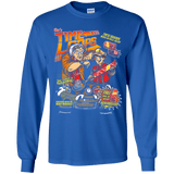 T-Shirts Royal / YS Time Loops Youth Long Sleeve T-Shirt