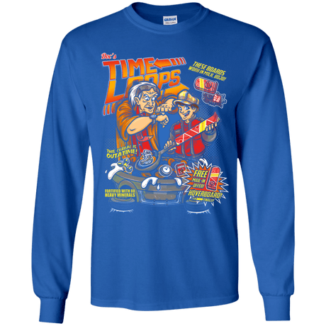 T-Shirts Royal / YS Time Loops Youth Long Sleeve T-Shirt
